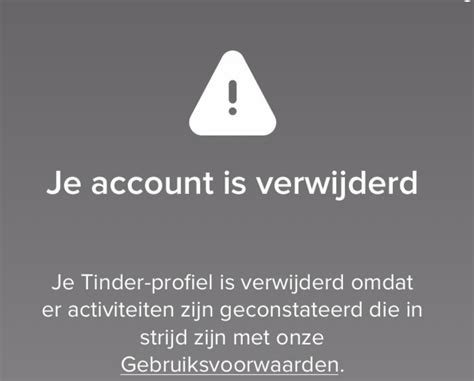 verwijderd van tinder|Hoe te verwijderen een Tinder Account